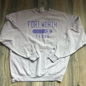 Champion Men's Lavender Crewneck Sweater